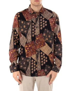 Camicia Uomo Con Colletto Manica Lunga Casual Viscosa Morbida GIOSAL-C1847A