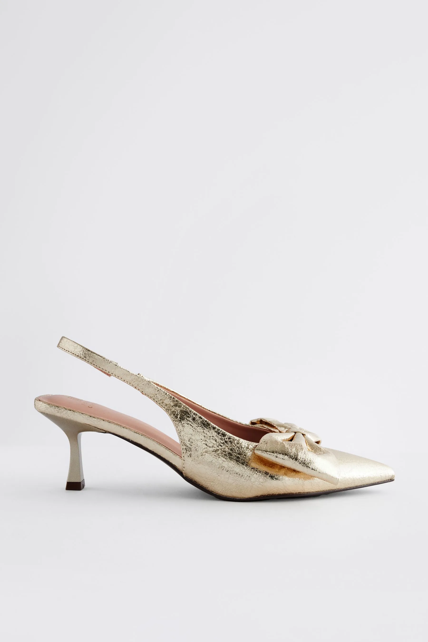 Forever Comfort® - Fiocco - Scarpe con tacco a rocchetto e cinturino posteriore