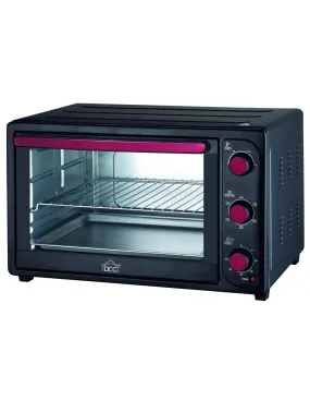 Forno elettrico ventilato 50 litri con Timer 60 minuti e Termostato regolabile 90-230°C DCG MB9850N, 5 Posizioni di cottura