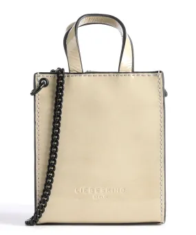  Liebeskind Paper Bag Borsa a tracolla pelle liscia sabbia  
