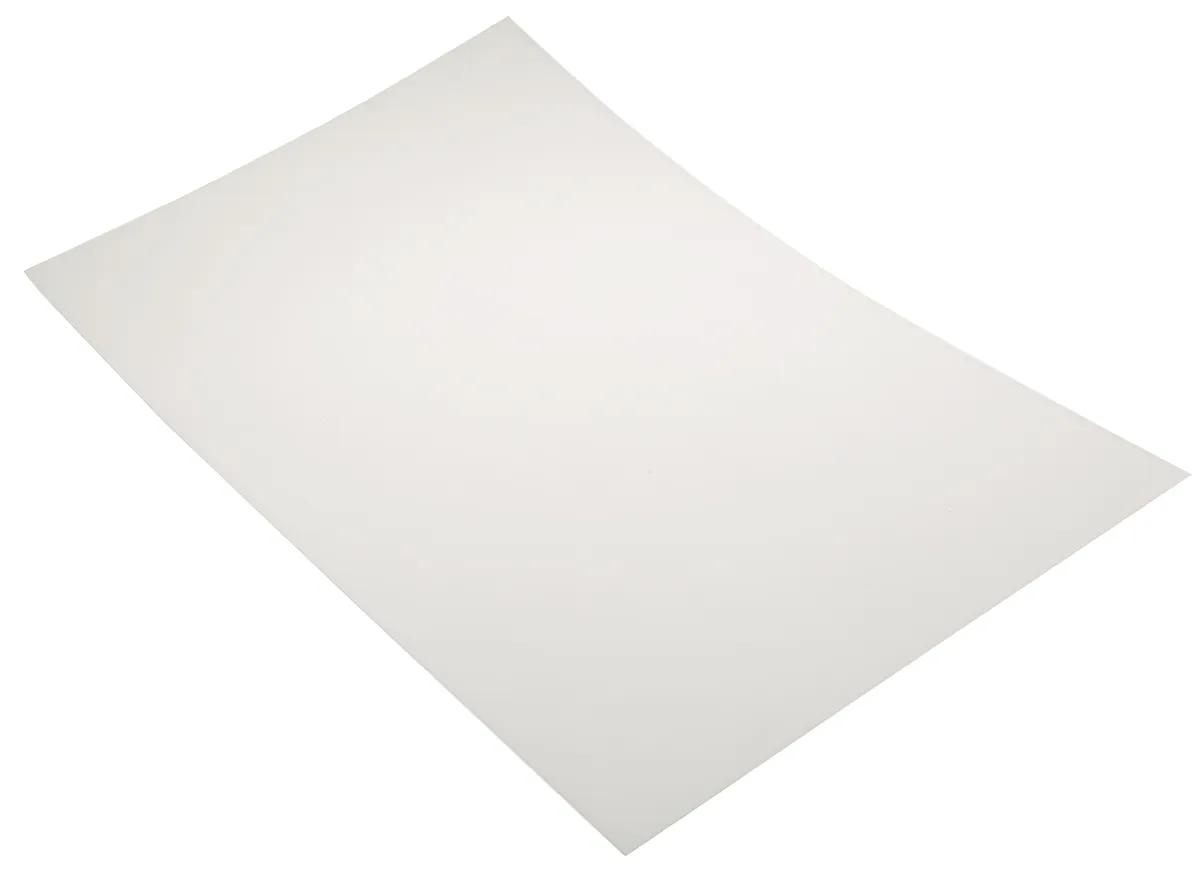 Spessore in plastica Bianco Poliestere, 457mm x 305mm x 0.25mm